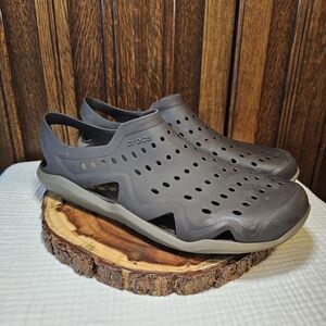 CROCS Men's Brown And Tan Mens 12